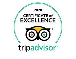Trip Advisor Certificate of Excellence