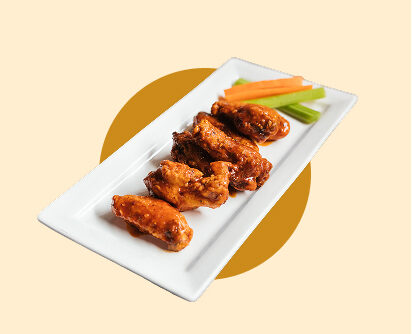 wings on a platter